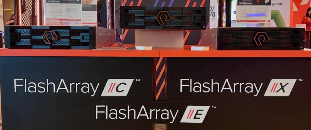 pure storage flasharray family