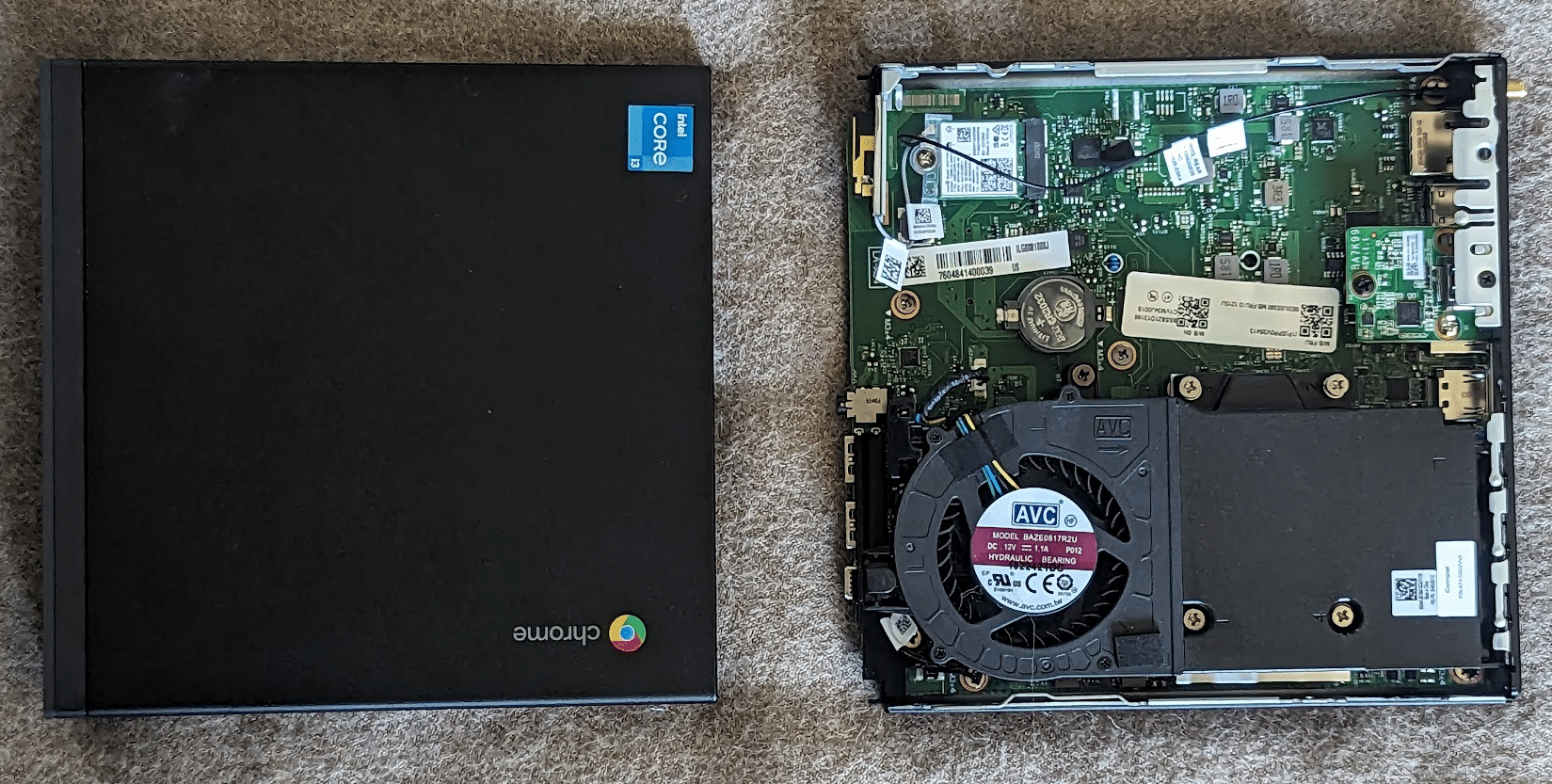 Lenovo ThinkCentre M60q inside