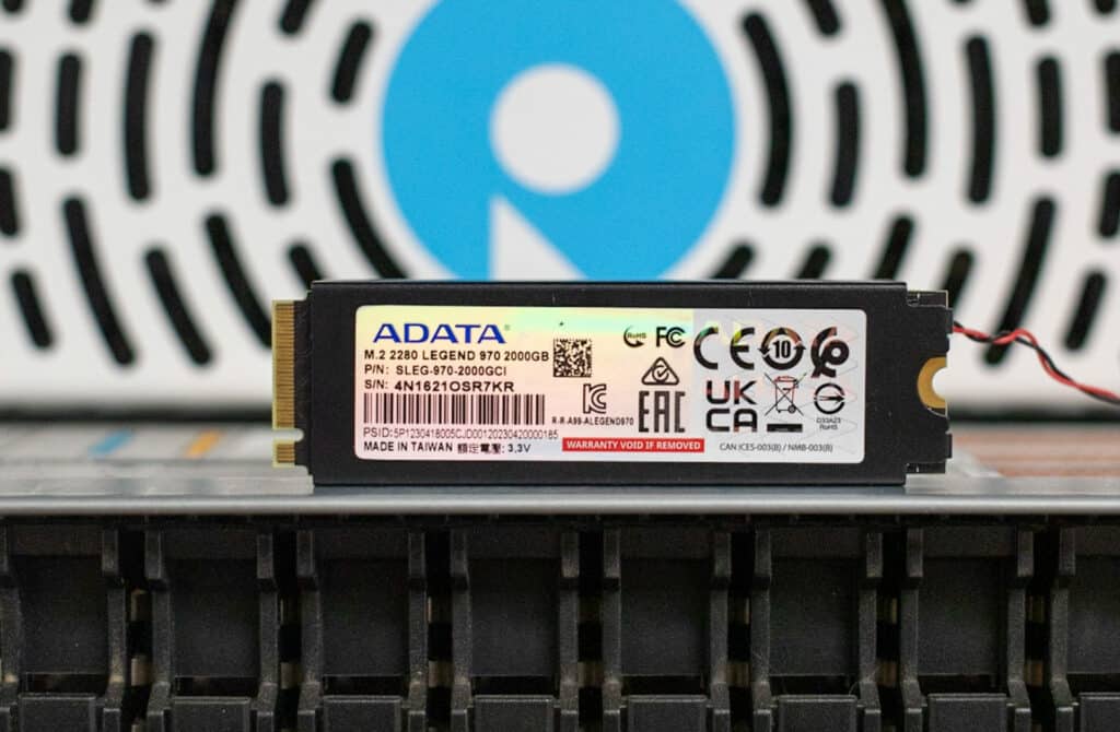 Adata Legend 970 Label