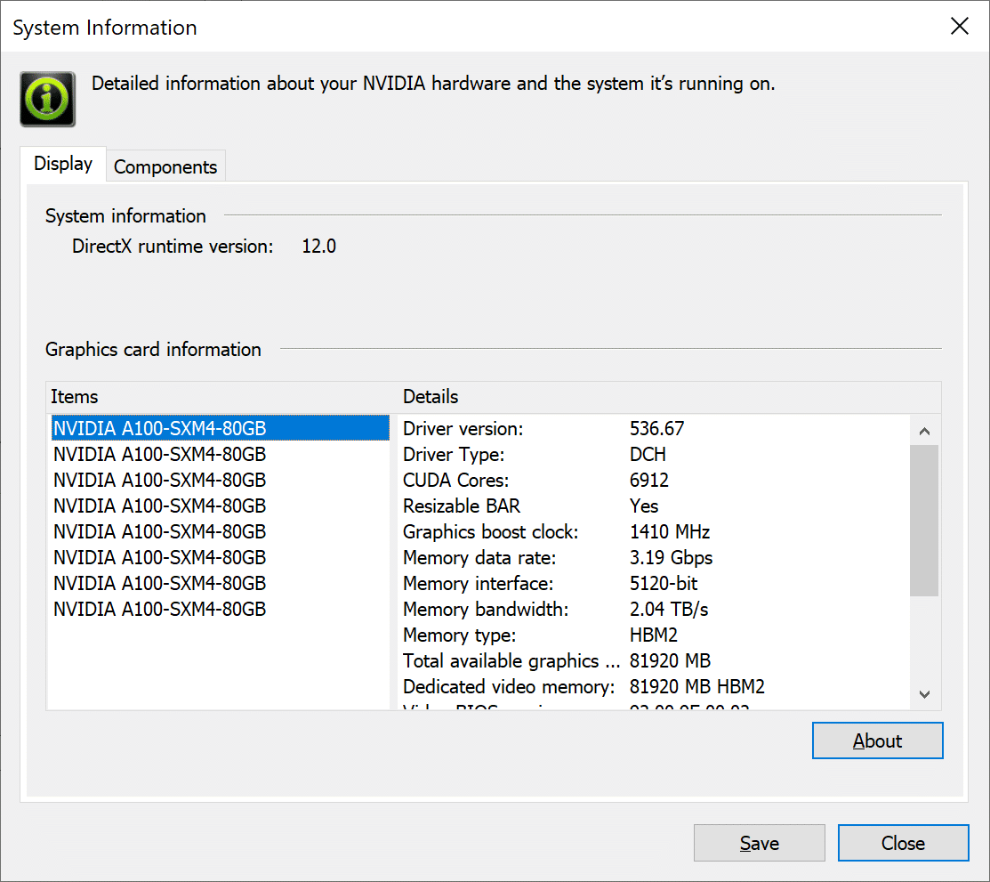 Dell PowerEdge XE9680 Windows NVIDIA