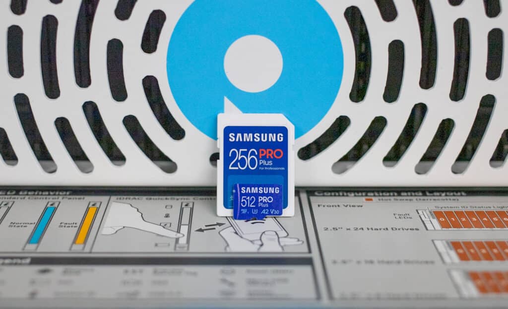 Cartão microSD Samsung PRO Plus com SD de tamanho completo PRO PLUS