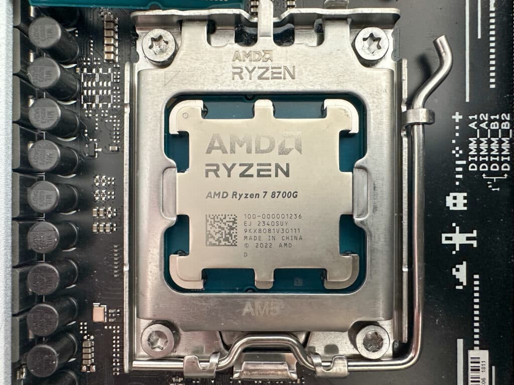 Foto de recurso do AMD Ryzen 7 8700G