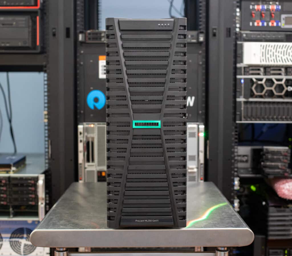 HPE ProLiant ML350 Gen11 Front facing view