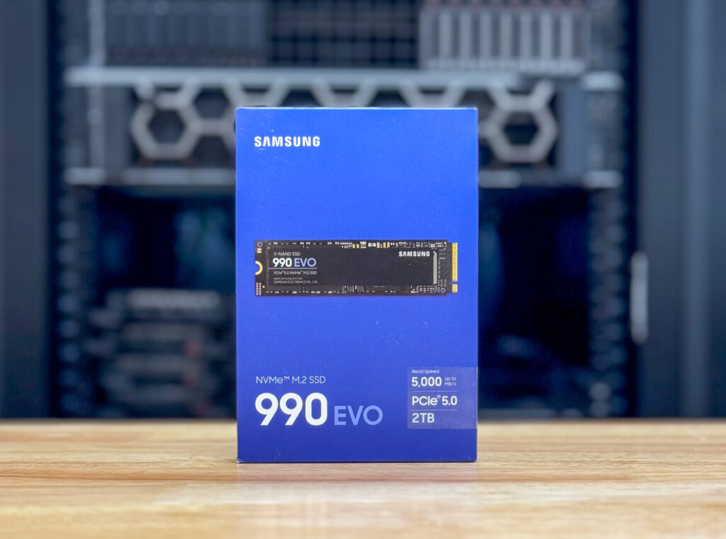Samsung 990 EVO SSD with box