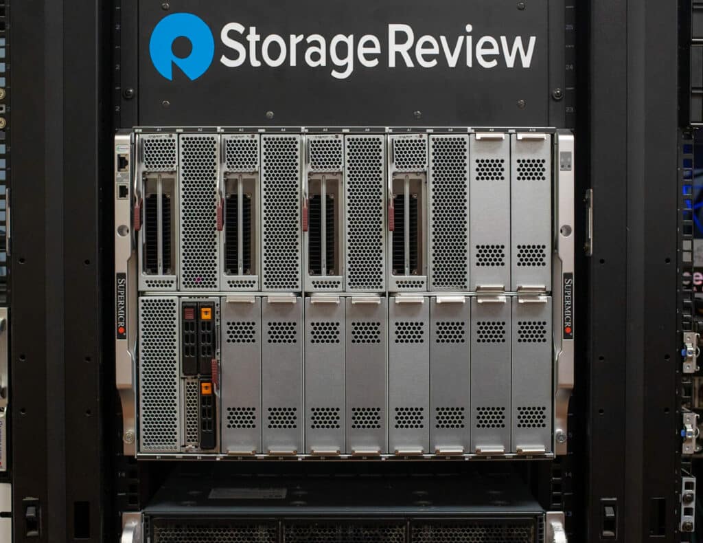 Intel Data Center GPU Flex Series 170 in Supermicro SuperBlade