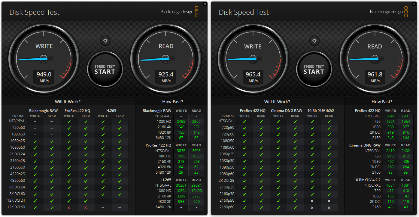 X31 and T31 Combined Disk Speed Tests