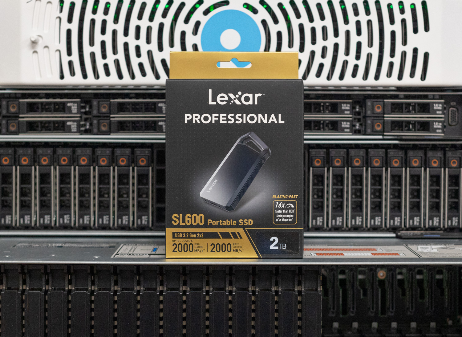 Emballage du SSD portable Lexar SL600