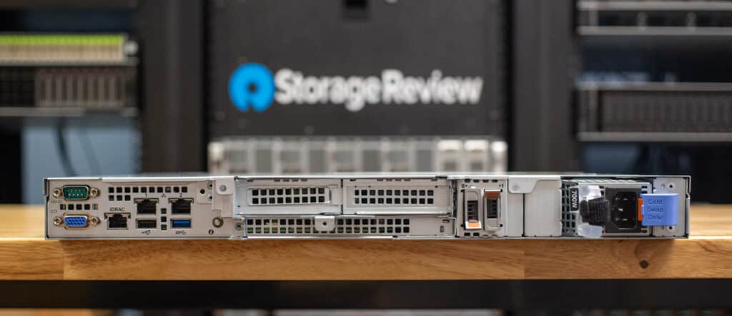 Dell PowerEdge R260 rear