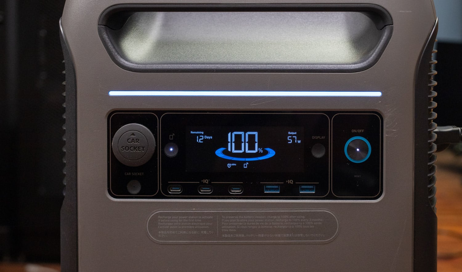Anker Solix F3800 display