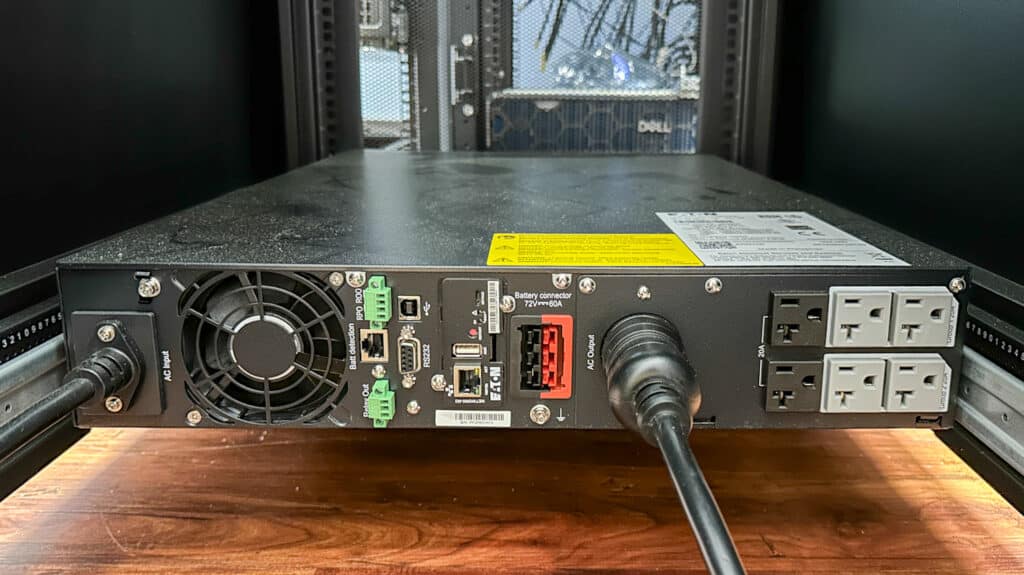 Eaton 5PX2000RTNG2 rear 