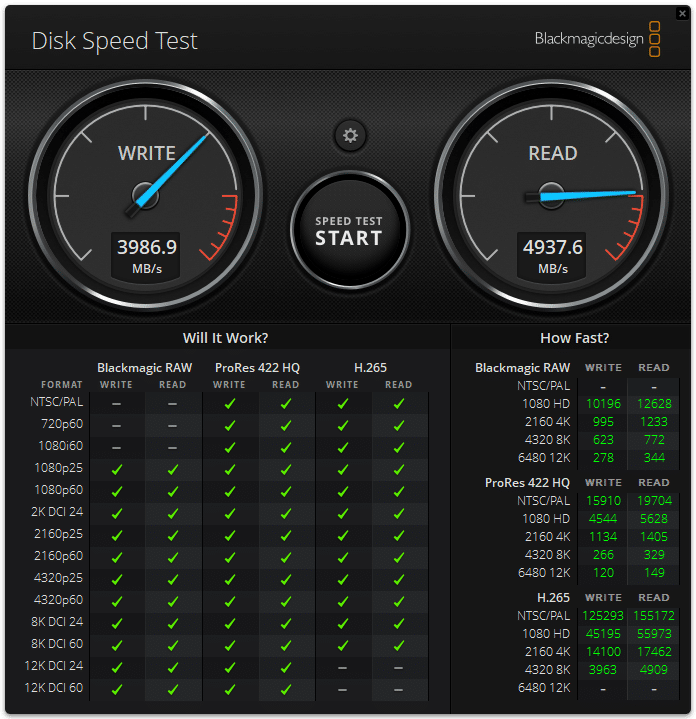 Precision 5490 DiskSpeedTest