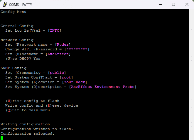 Craft Computing Axe Effect Guide Serial Console Network Configuration