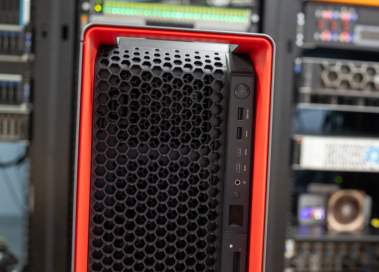 Lenovo ThinkStation P8 Tower Front Ports
