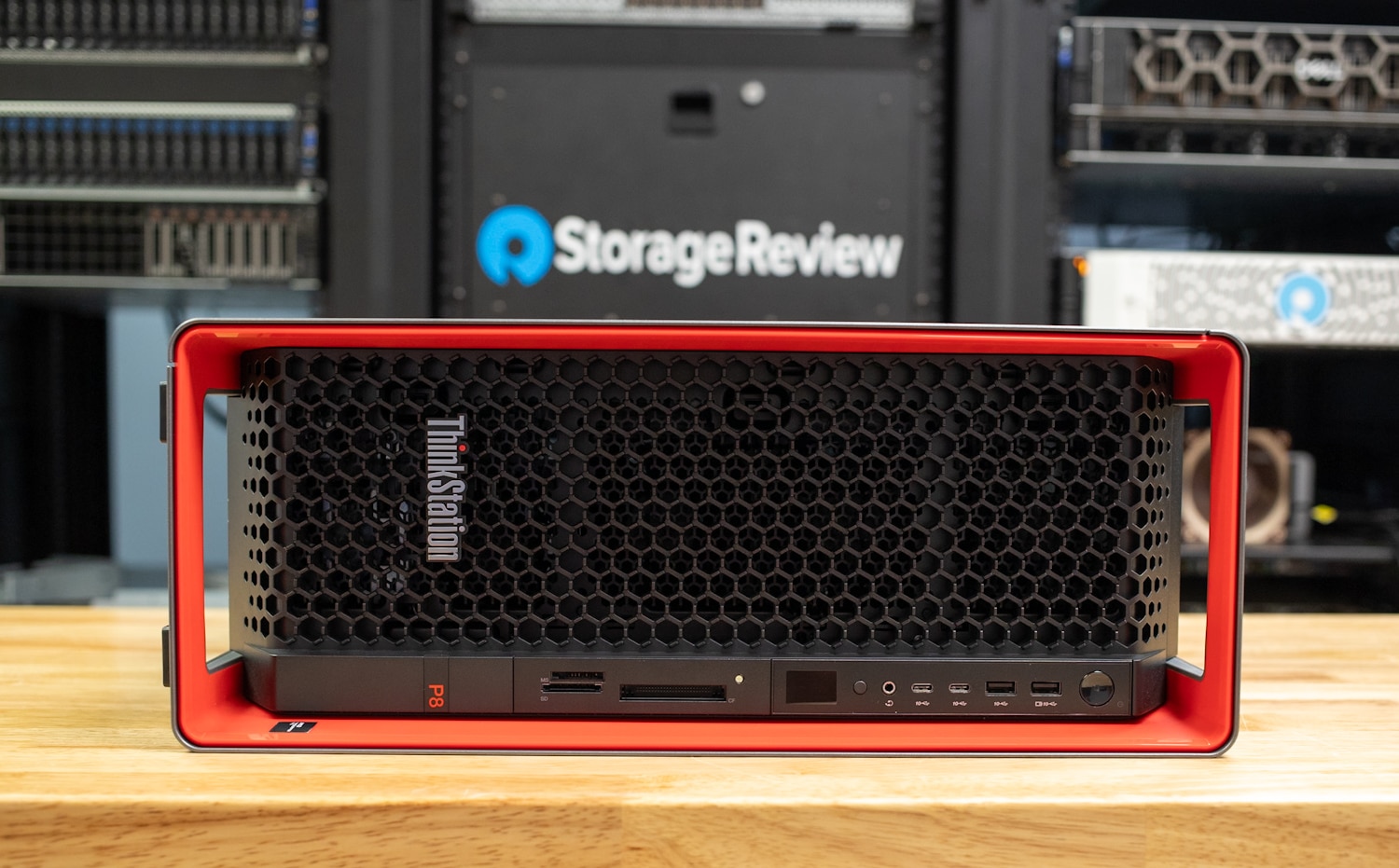 Lenovo ThinkStation P8 Tower Side Orientation