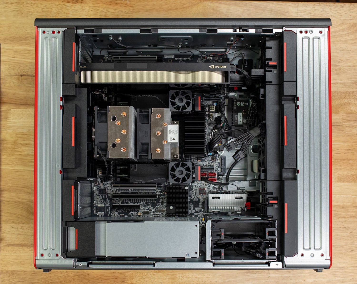 Lenovo ThinkStation P8 Tower Interior