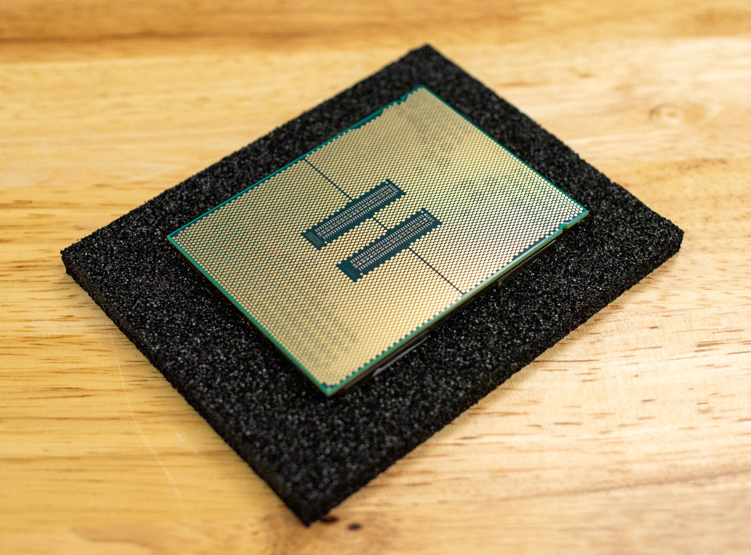 Intel Xeon W7-2595X underneath