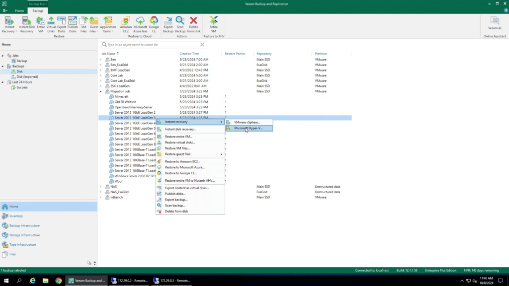 Veeam Migration