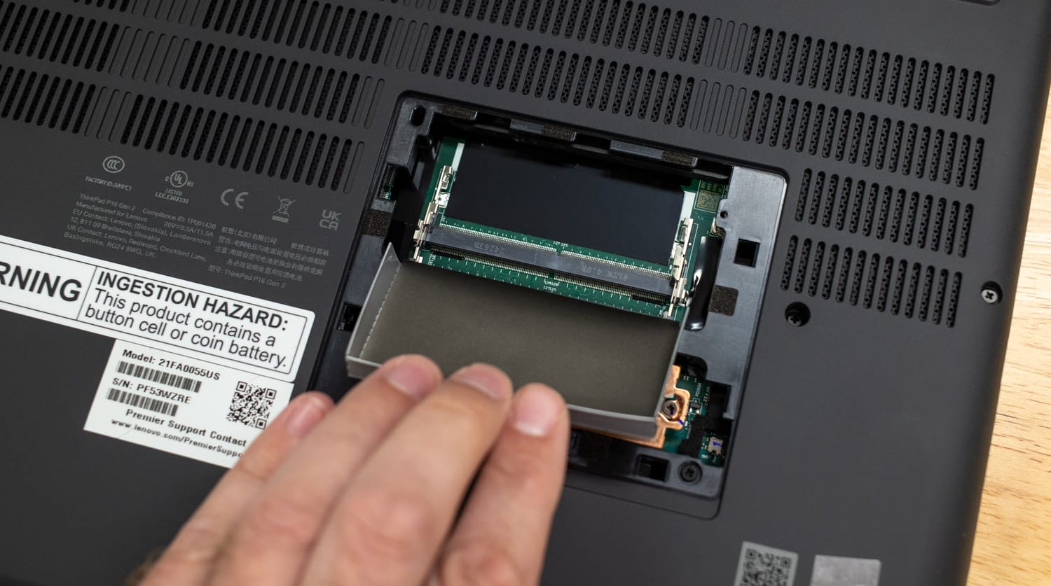 Lenovo ThinkPad P16 Gen 2 Bottom Cover