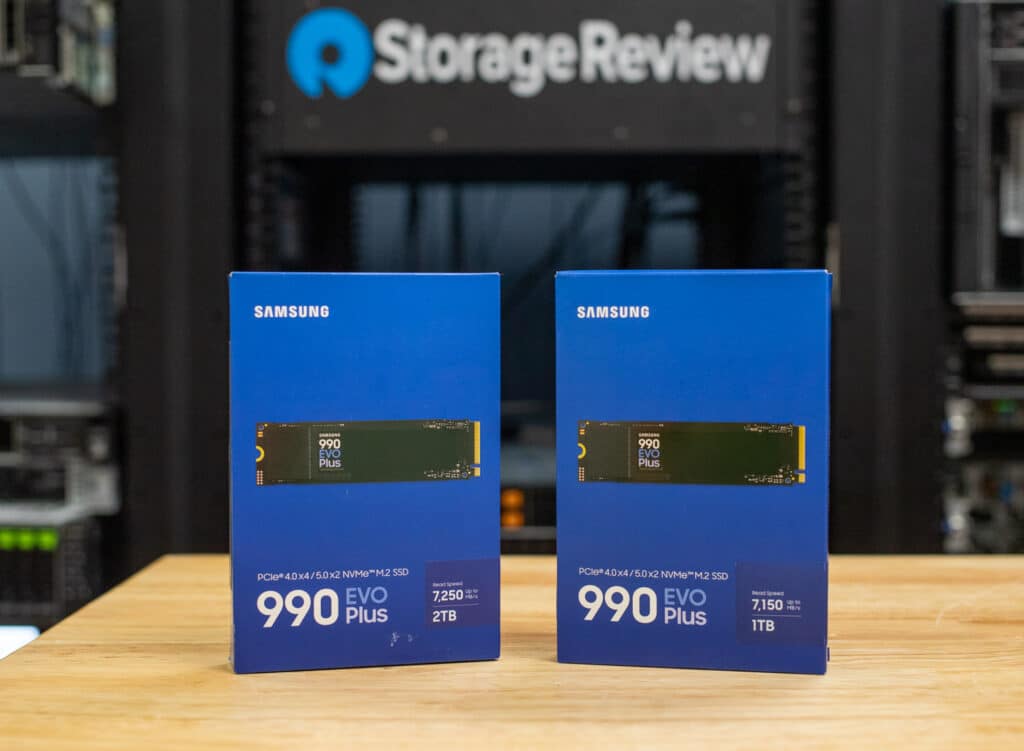 Test du SSD Samsung 990 EVO Plus StorageReview