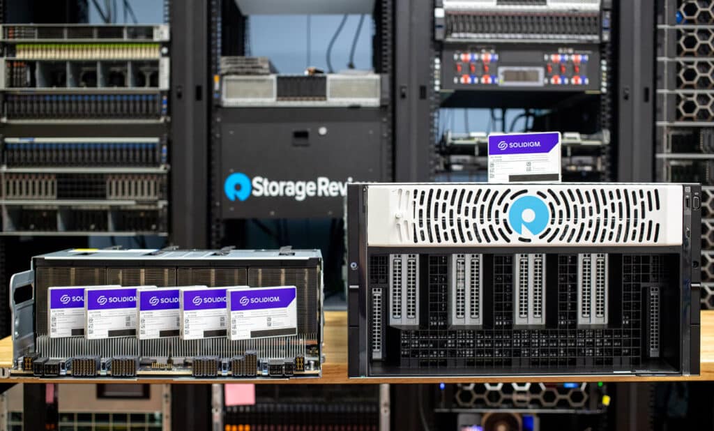 Dell poweredge xe9680 with Solidigm P5336