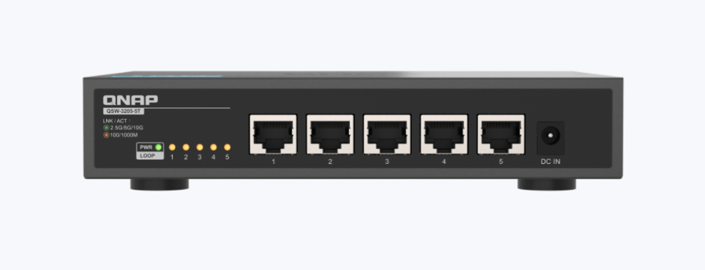 QNAP QSW-3205-5T front