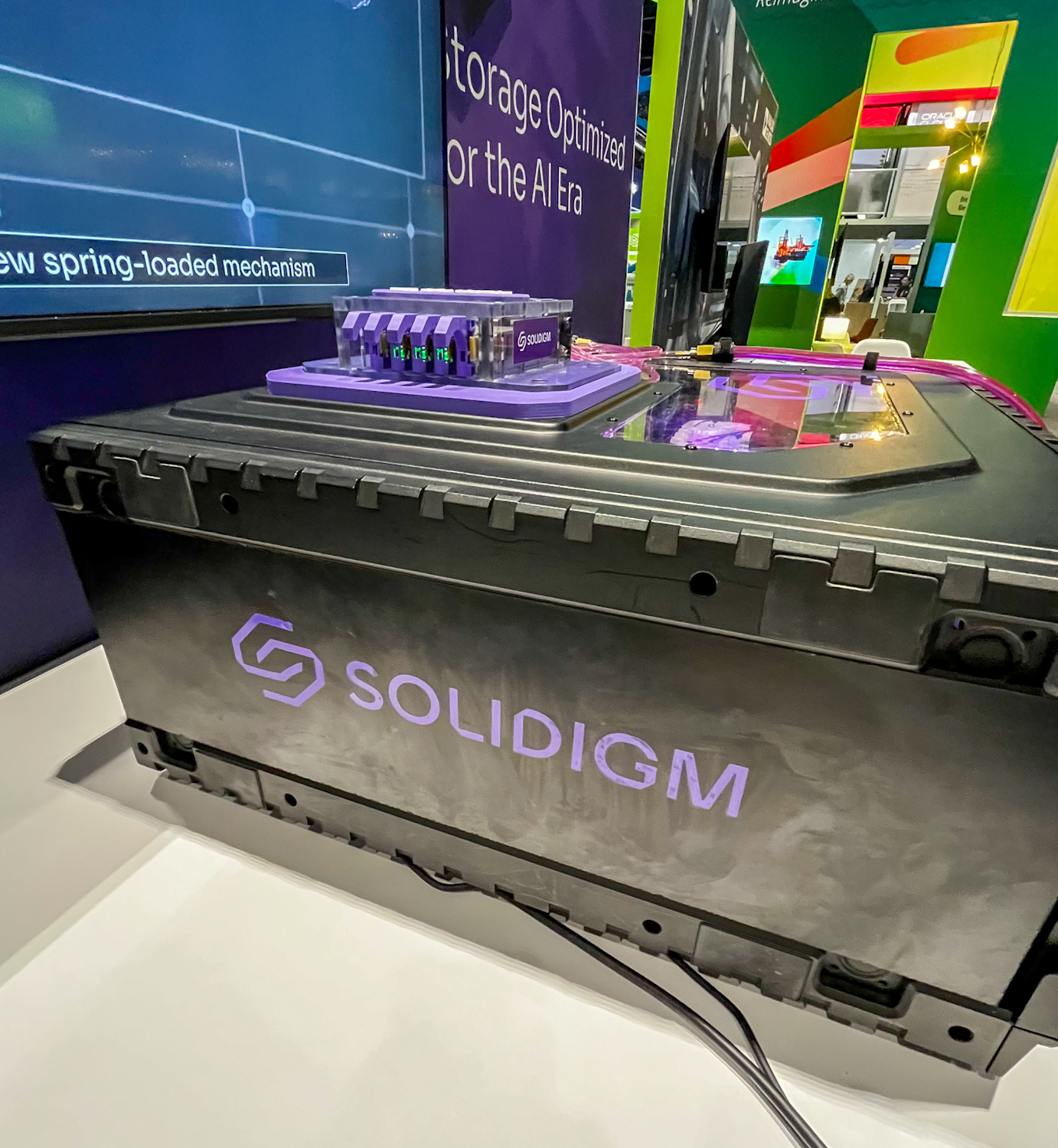 Liquid-Cooled SSD for AI Servers Solidigm GTC 25 Demo