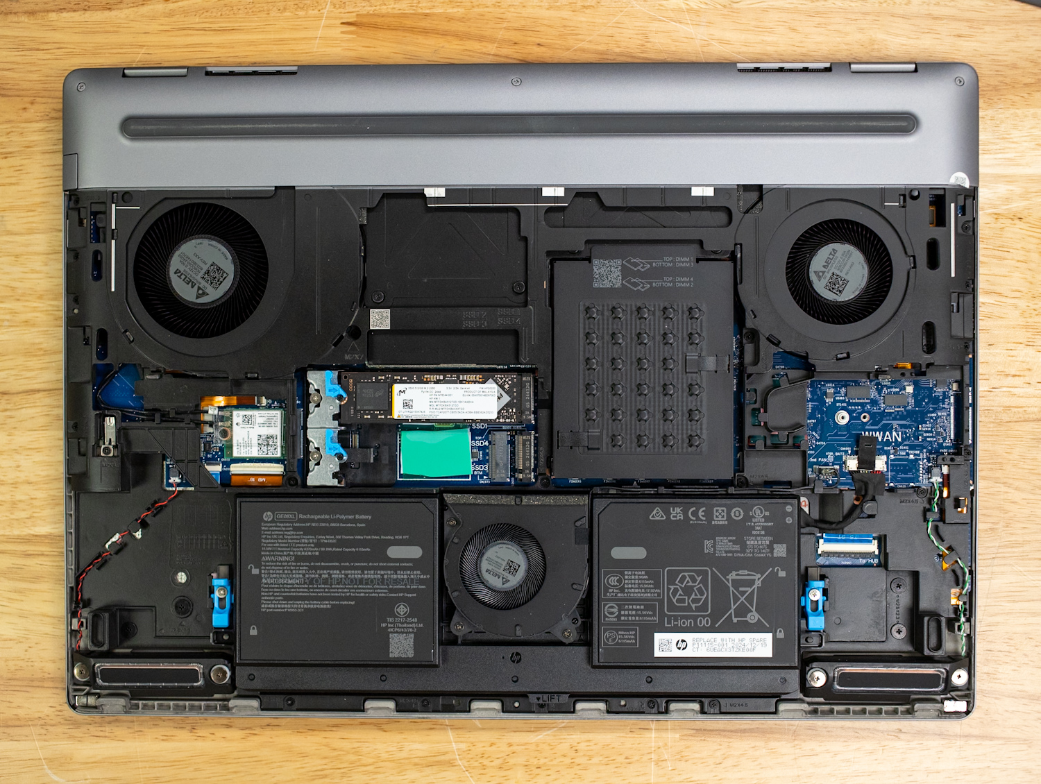 HP ZBook Fury G1i inside