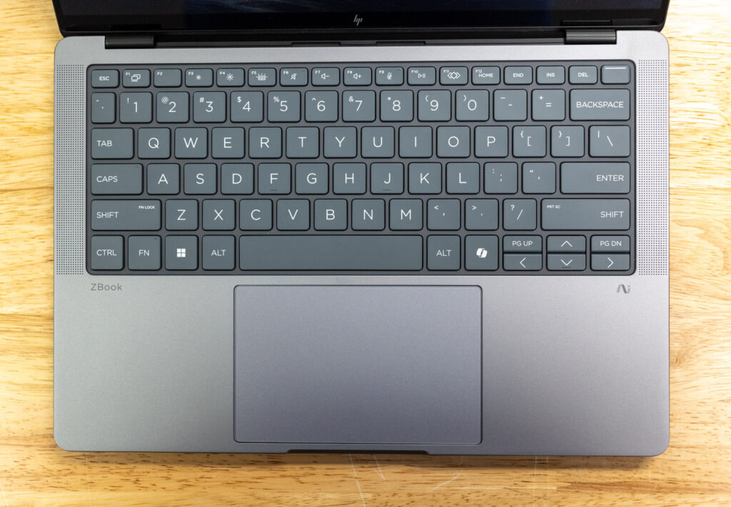 HP ZBook Ultra G1a 14" keyboard
