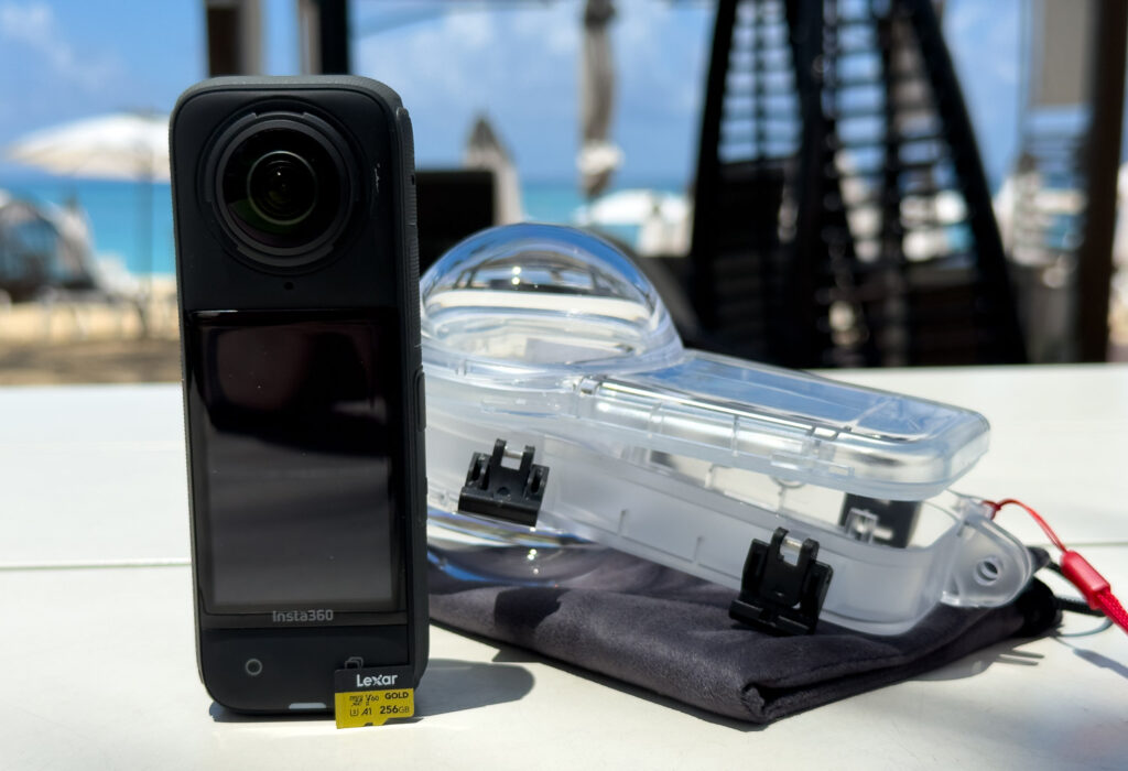 Lexar Professional GOLD microSDXC with insta360 x4
