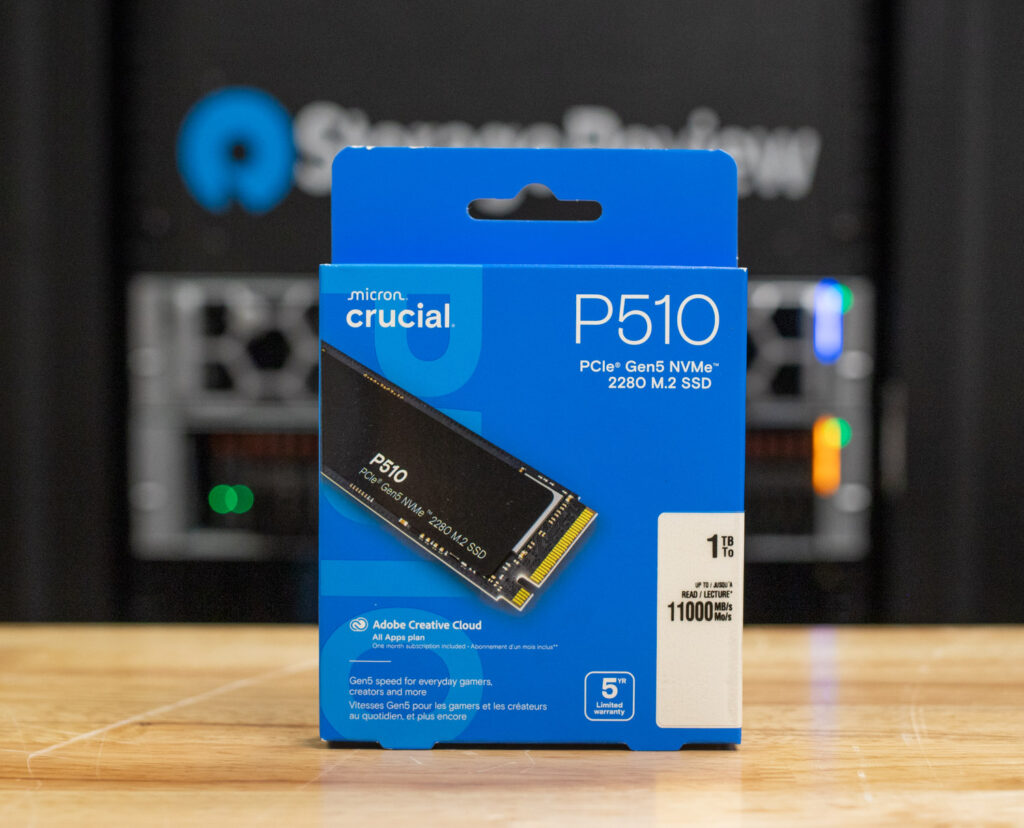 Crucial P510 box