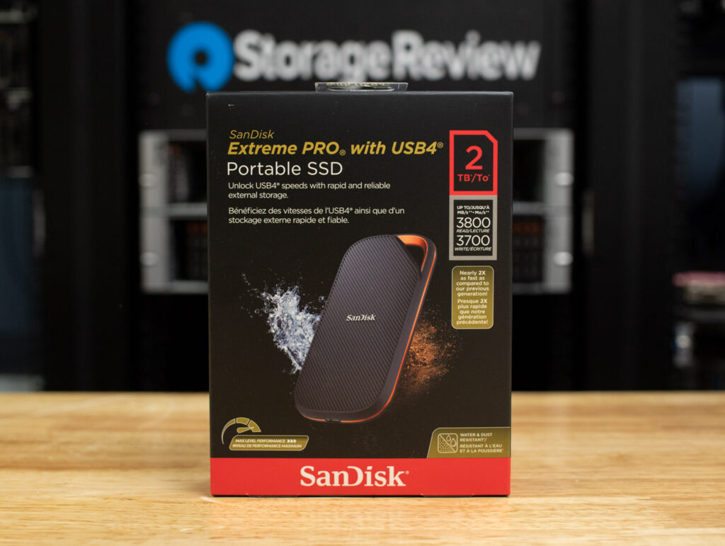 SanDisk Extreme PRO with USB4 packaging