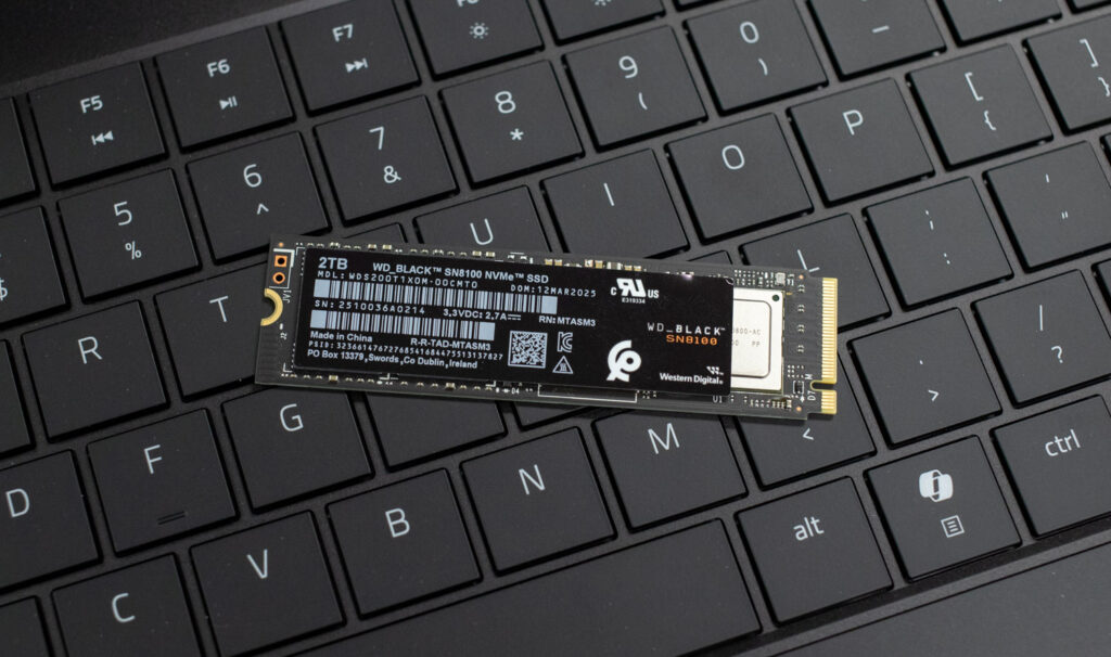 Sandisk WD_BLACK SN8100 drive label