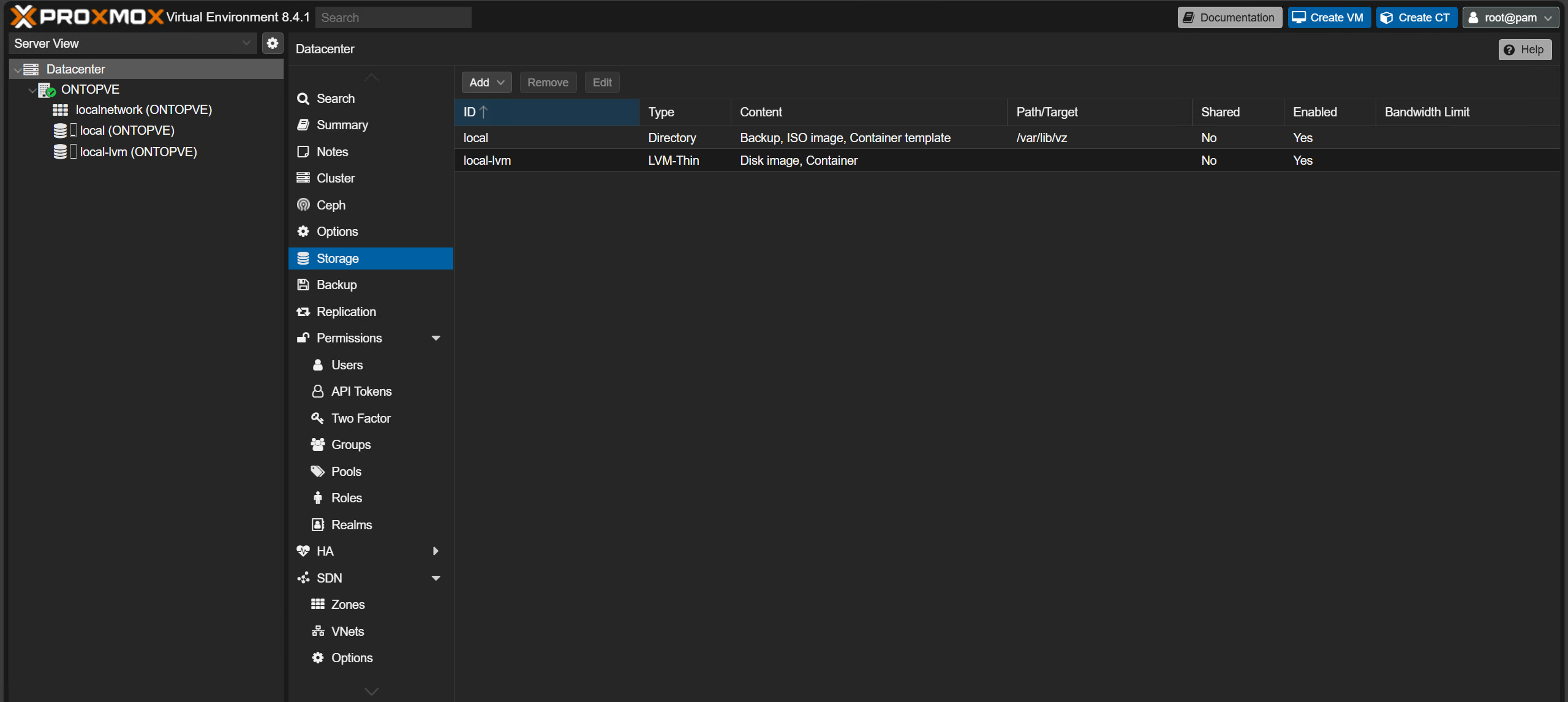 VMware to Proxmox VE - Proxmox start