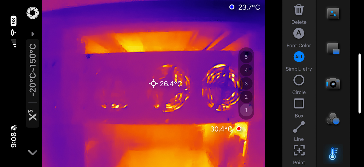 Thermal Master P2 Pro app