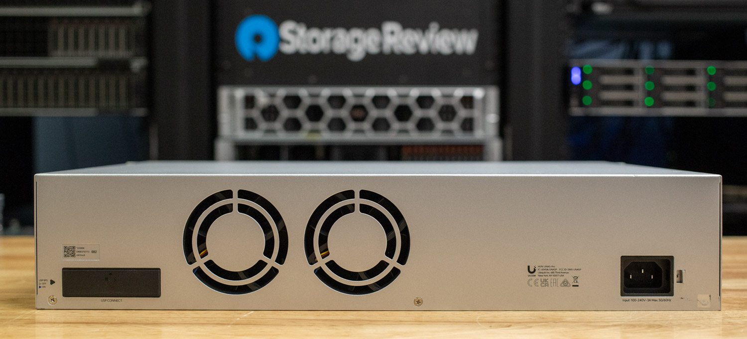 Ubiquiti UNAS Pro back