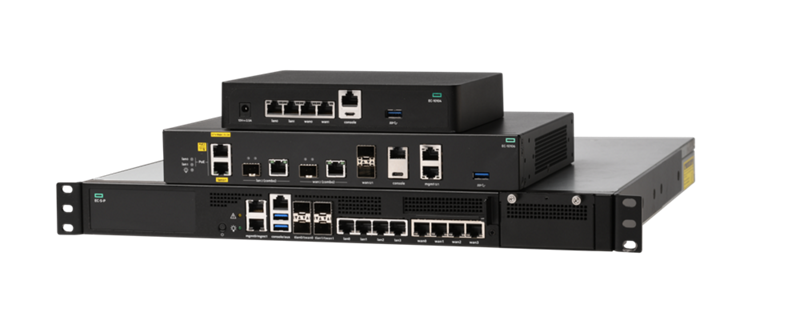 HPE Aruba hardware stacked
