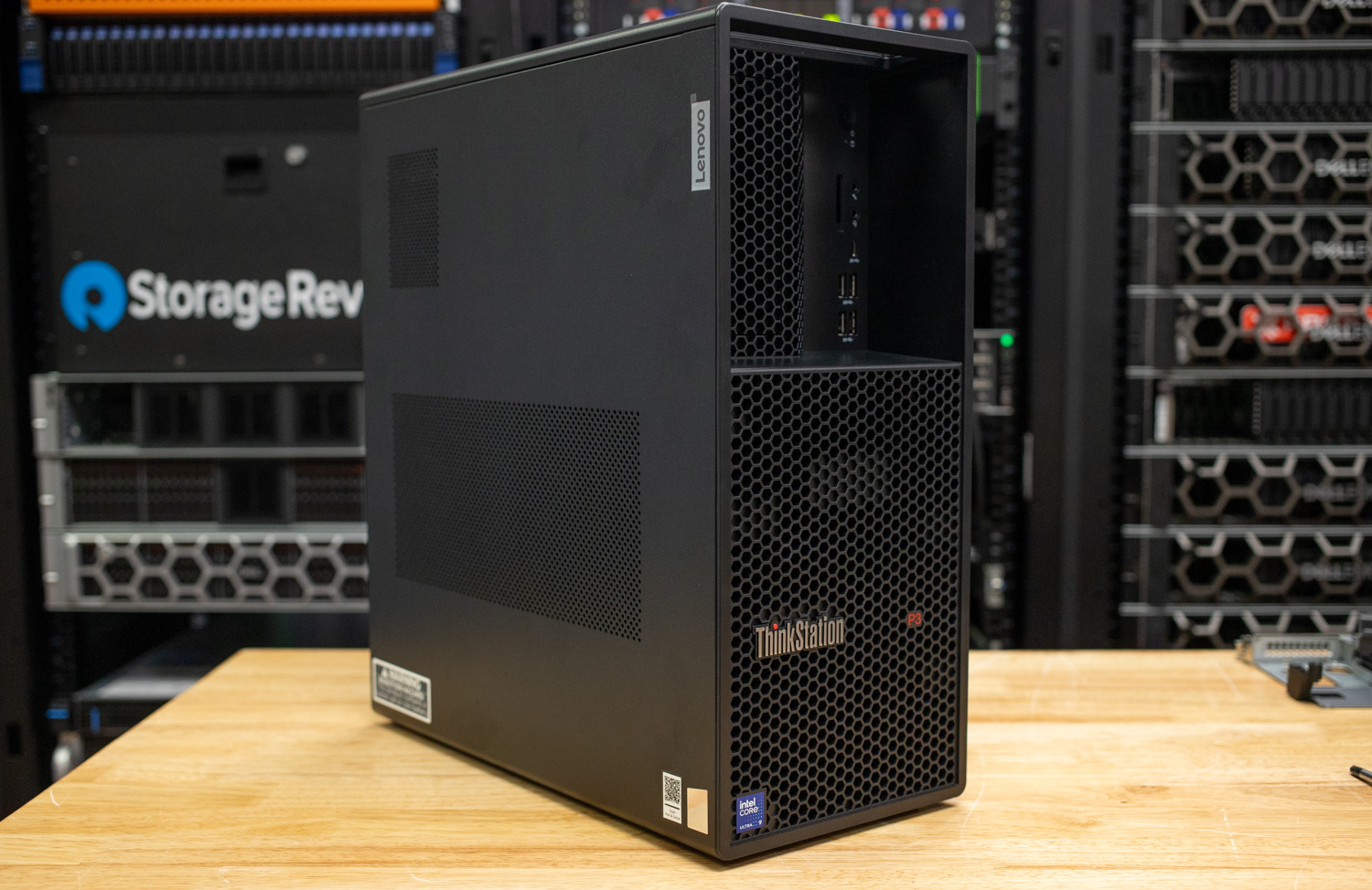 Lenovo ThinkStation P3 Tower Gen 2 angled