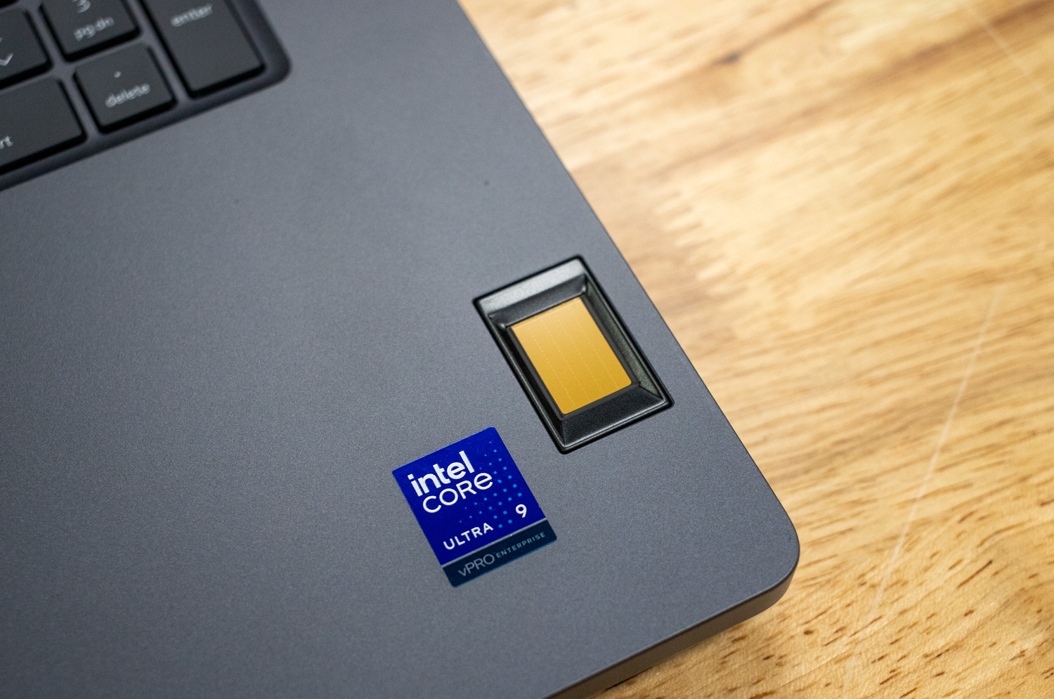 Dell Pro Max 18 Plus finger print reader.
