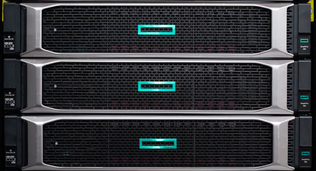 HPE SimpliVity VM Essentials Intel cluster