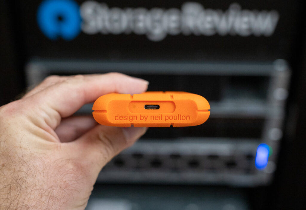 LaCie Rugged SSD4 port