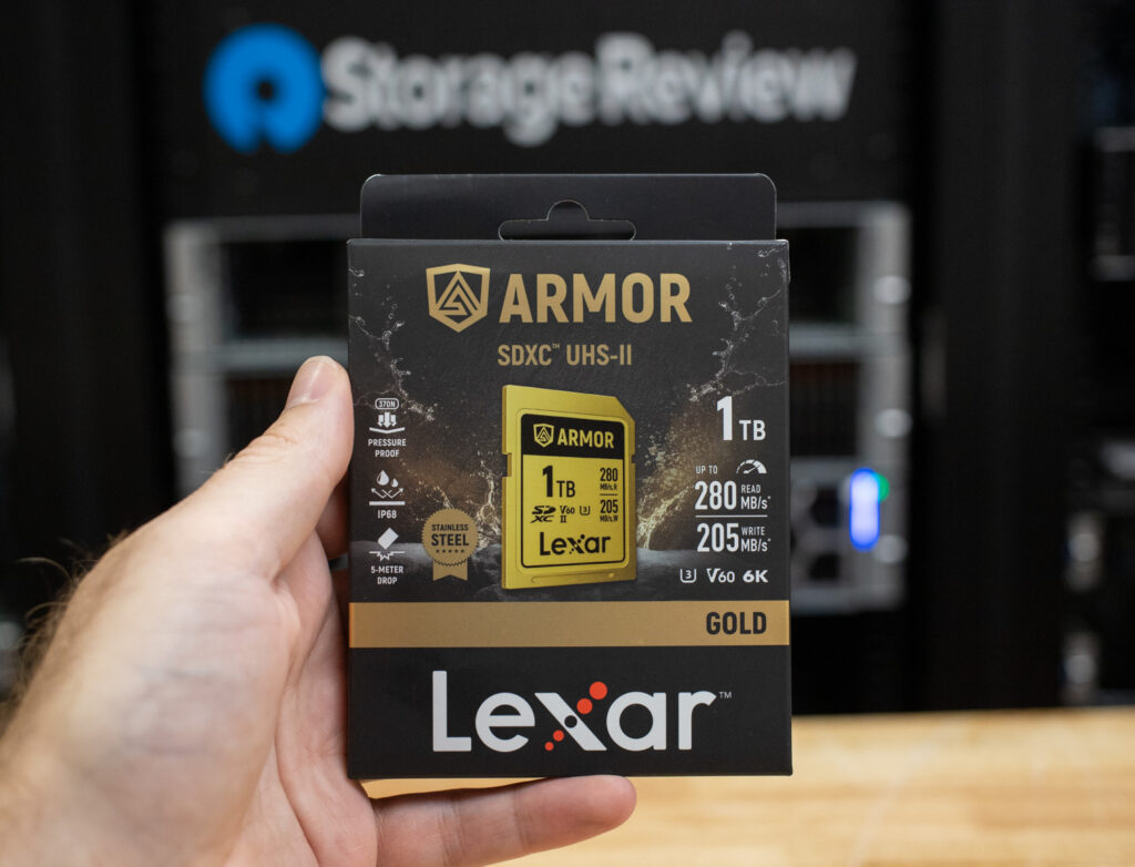 Lexar Armor Gold SDXC UHS-II package