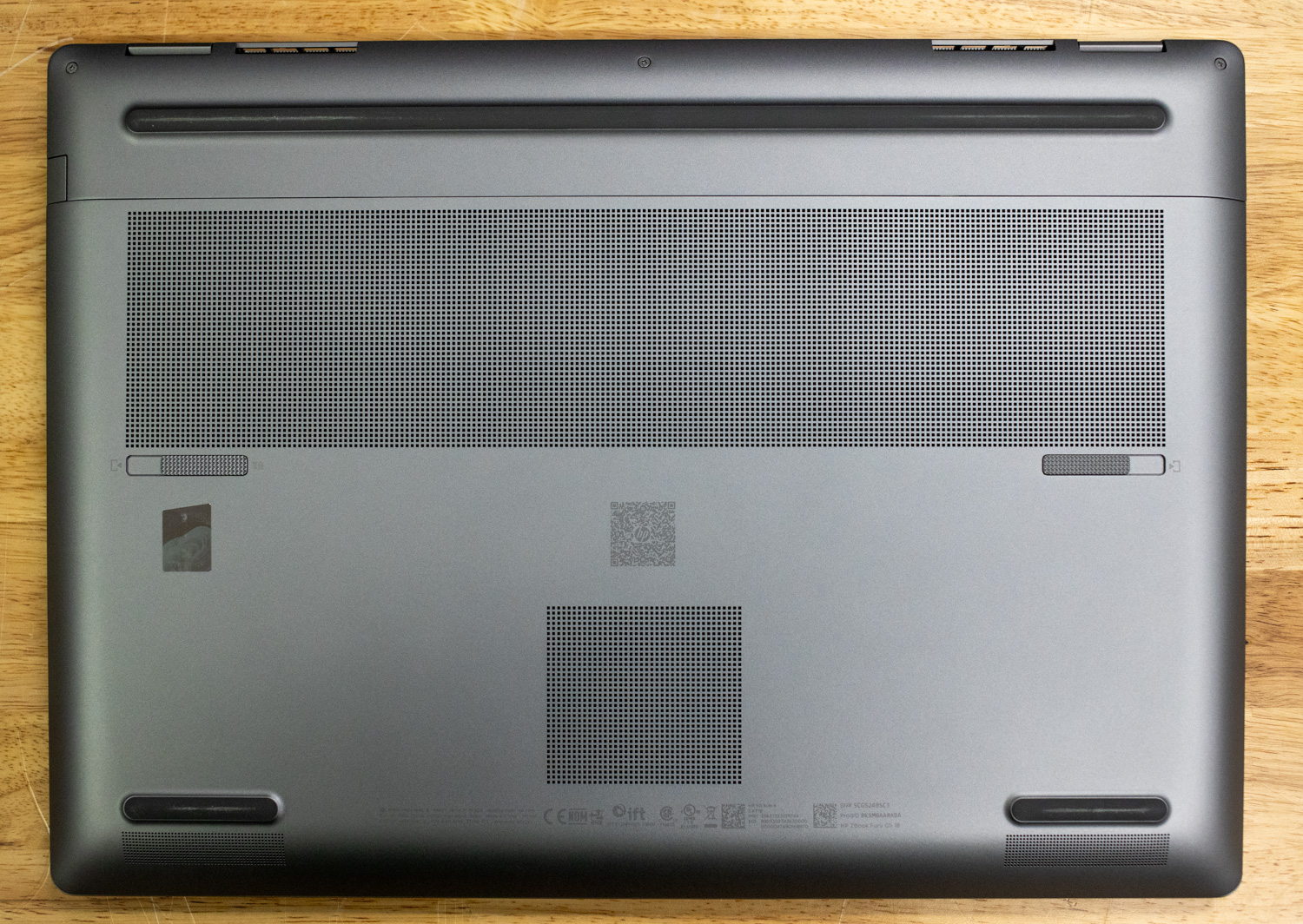 HP ZBook Fury Series 18 inch bottom.