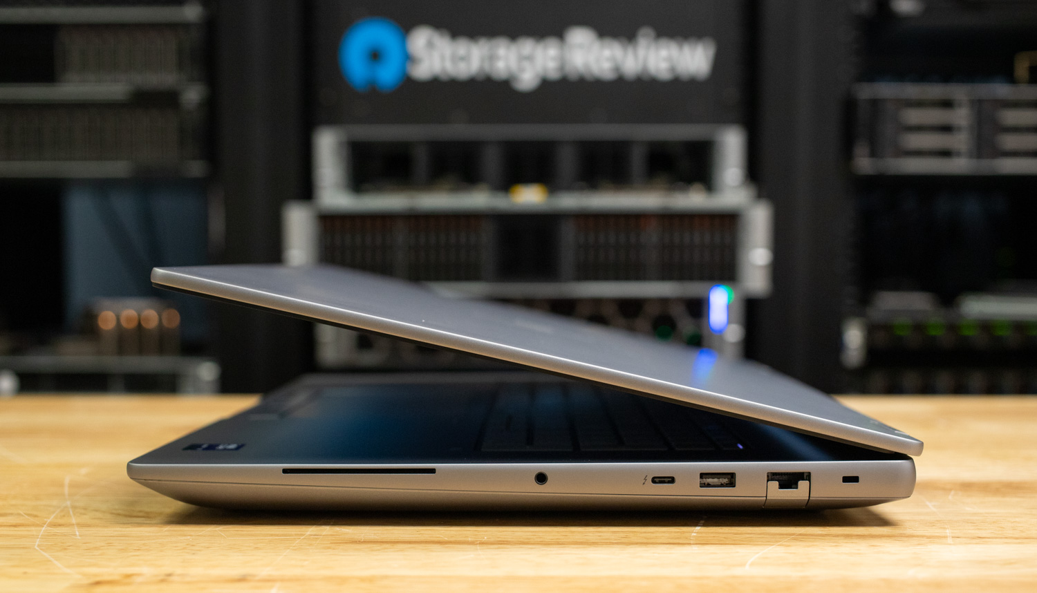 HP ZBook Fury Series 18 inch right ports.