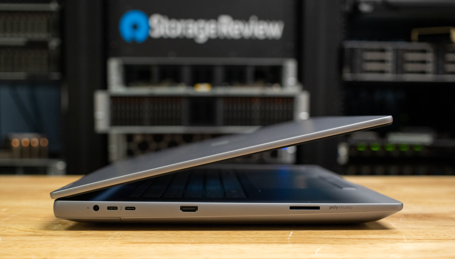 HP ZBook Fury Series 18 inch left ports.