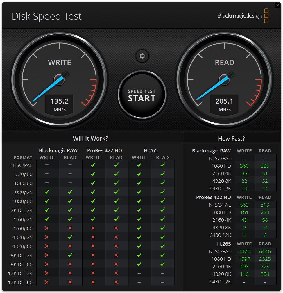 Lexar Armor SD Card blackmagic