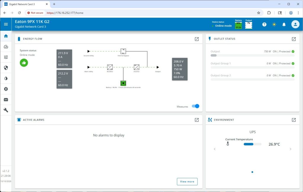 Eaton 9PX11KG2 Management