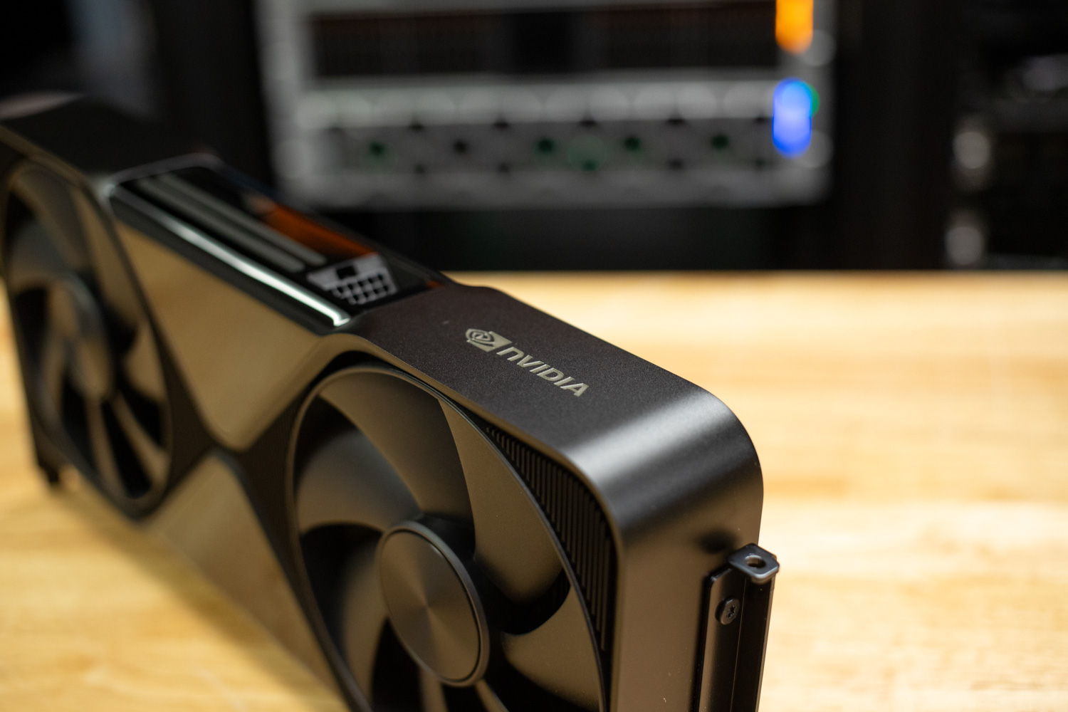 Nvidia RTX PRO 6000 top side.