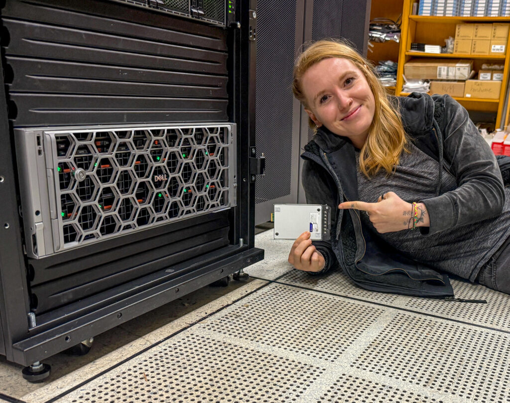 AI ocean research Savana Stallsmith with GPU server