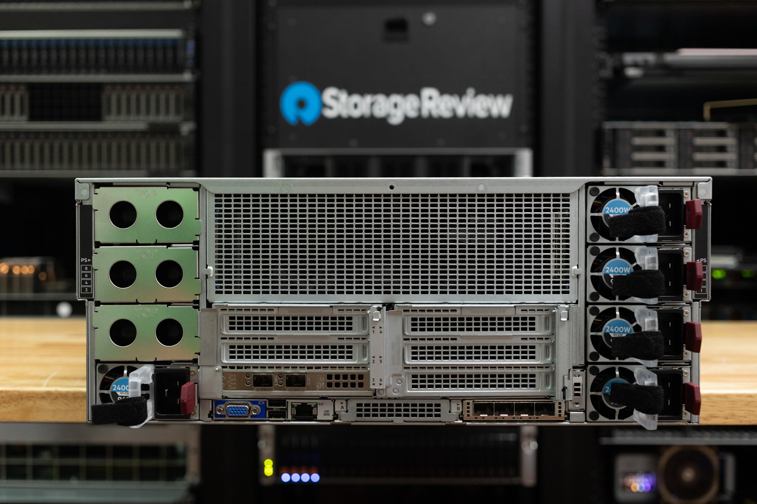 HPE ProLiant 380a Gen12 rear