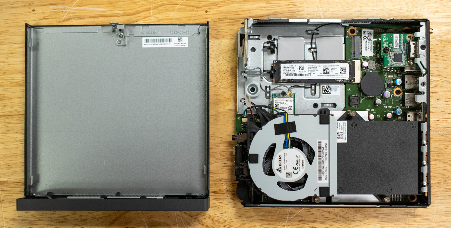 Lenovo ThinkCentre Neo 50q QC inside